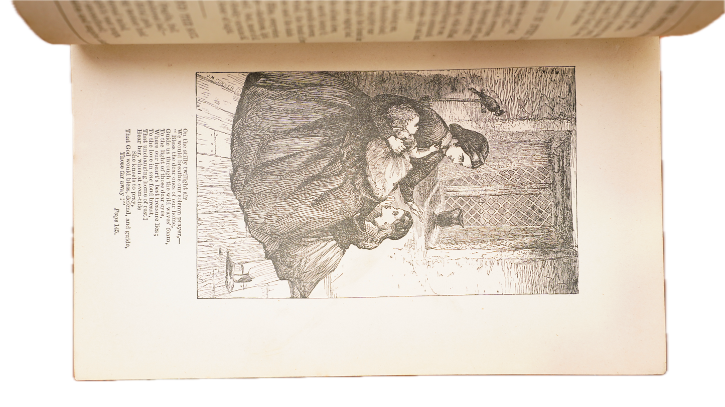 Casquet of Gems 1874 Antique Celluloid Poetry Book