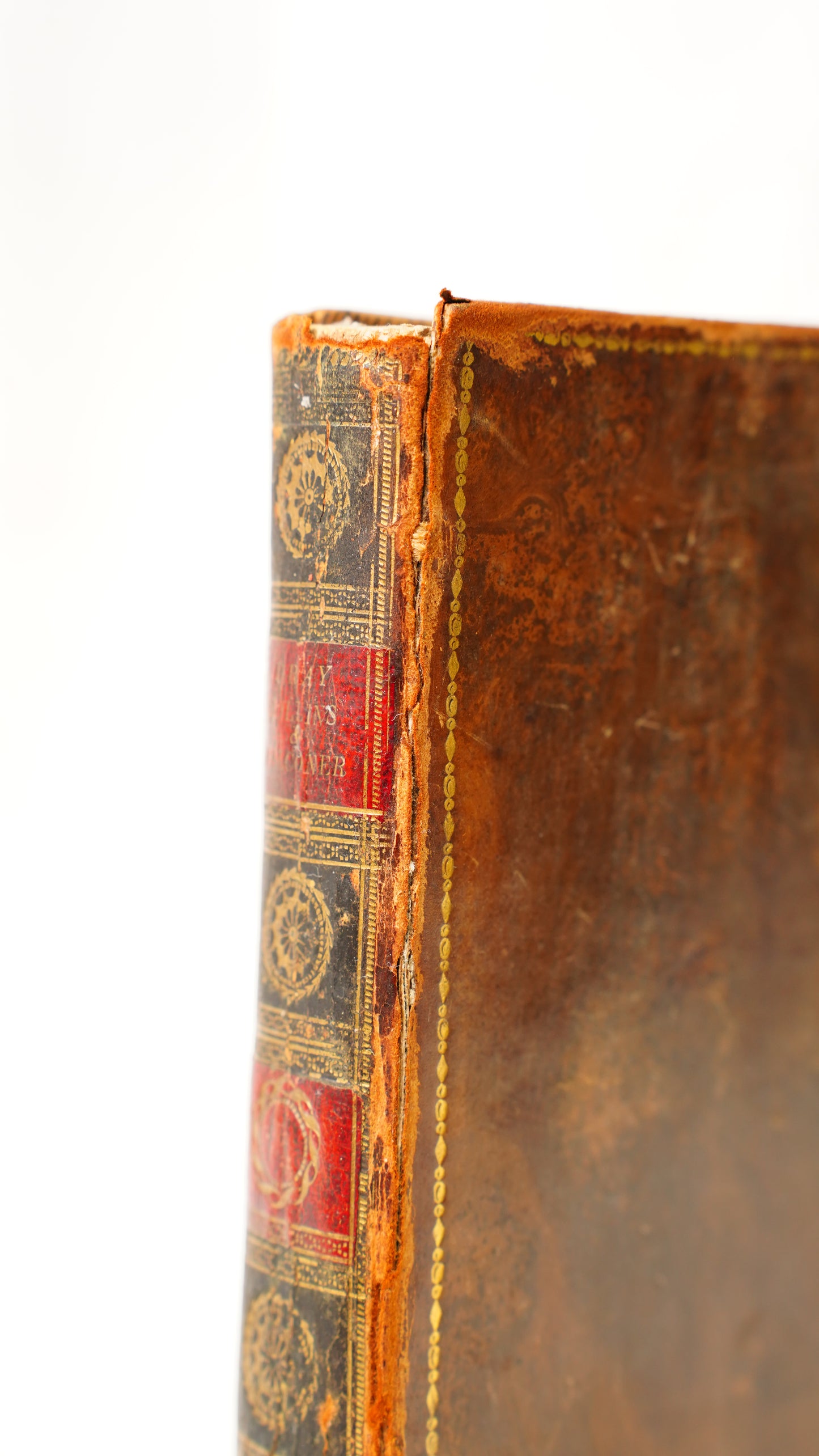 Antique Gray Collins and Falconer Poetical Works Cooke's Edition 1790s Leather Book