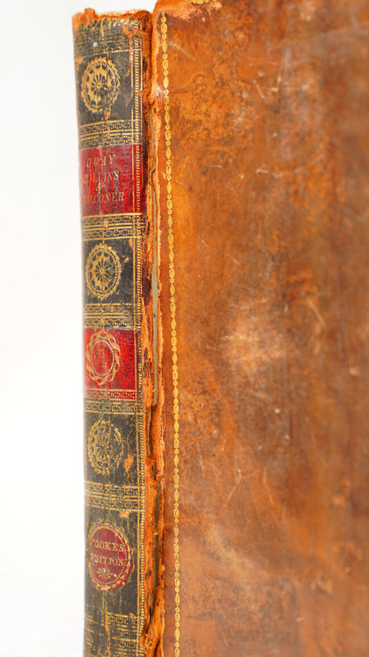 Antique Gray Collins and Falconer Poetical Works Cooke's Edition 1790s Leather Book