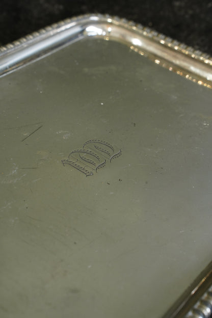 Antique English Silverplate Serving Tray