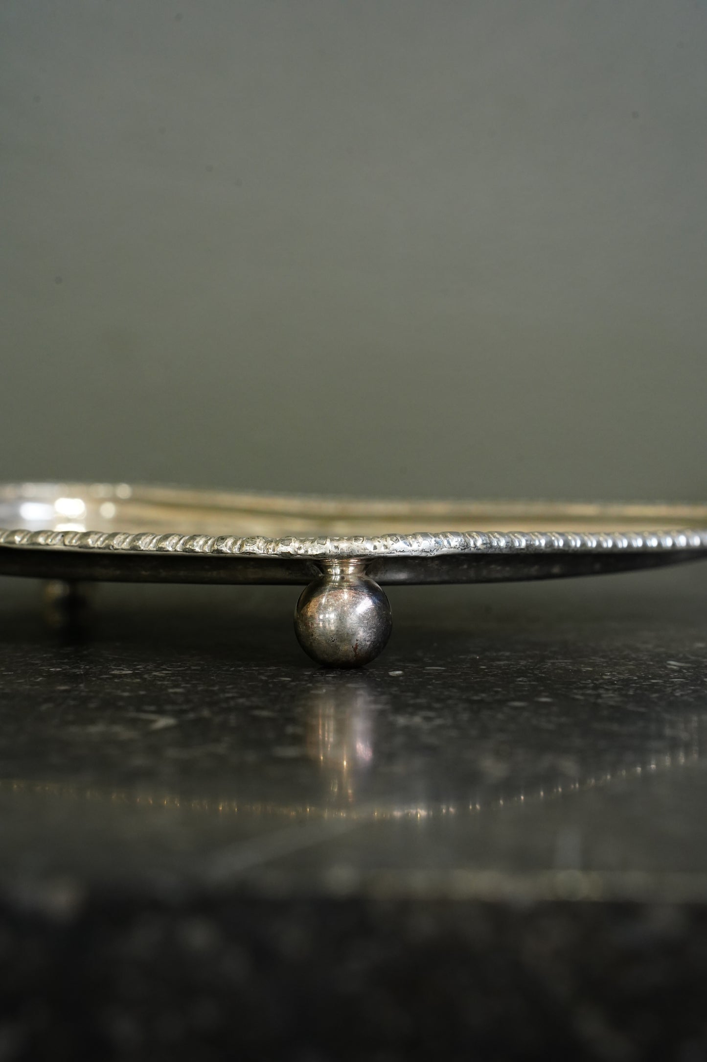 Antique English Silverplate Serving Tray