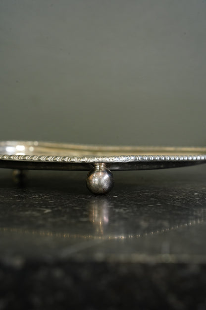 Antique English Silverplate Serving Tray