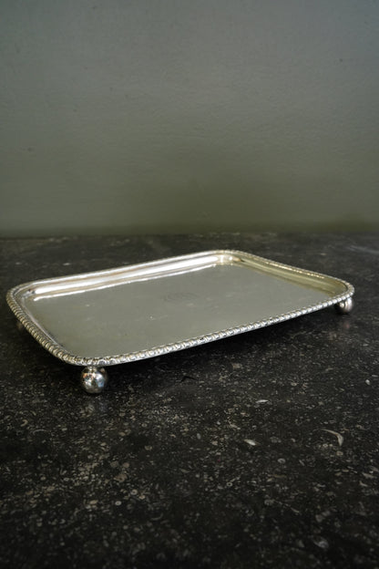 Antique English Silverplate Serving Tray