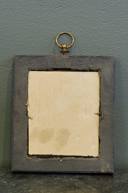 Antique Victorian Chip-Carved Wood Picture Frame, Circa 1890