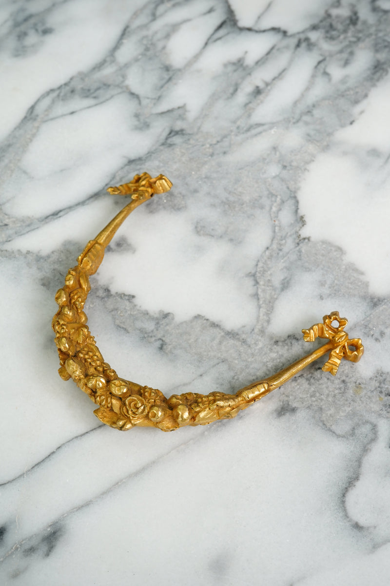 Antique French Gilt Bronze Garland Salvage