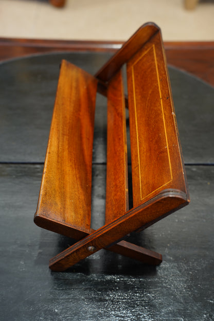 Antique Edwardian Oak Folding Book Stand