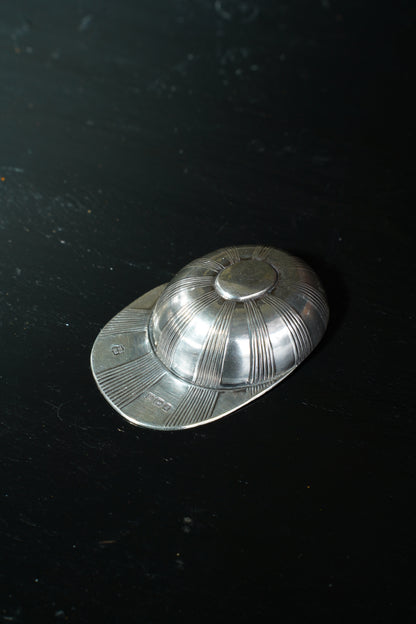 Vintage English Sterling Jockey Cap Caddy Spoon