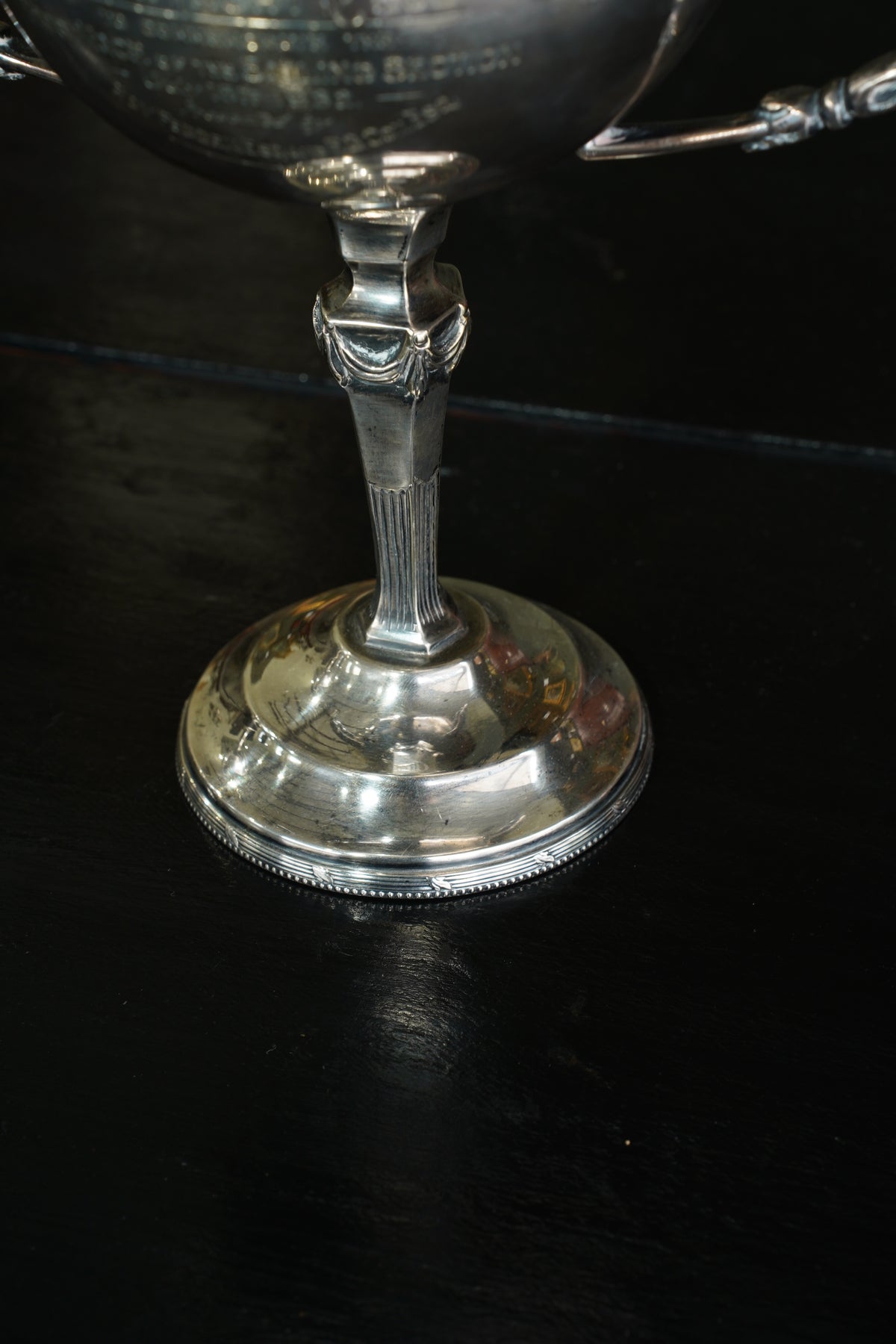 Vintage Adam Style Silver Plate Yacht Club Trophy Cup