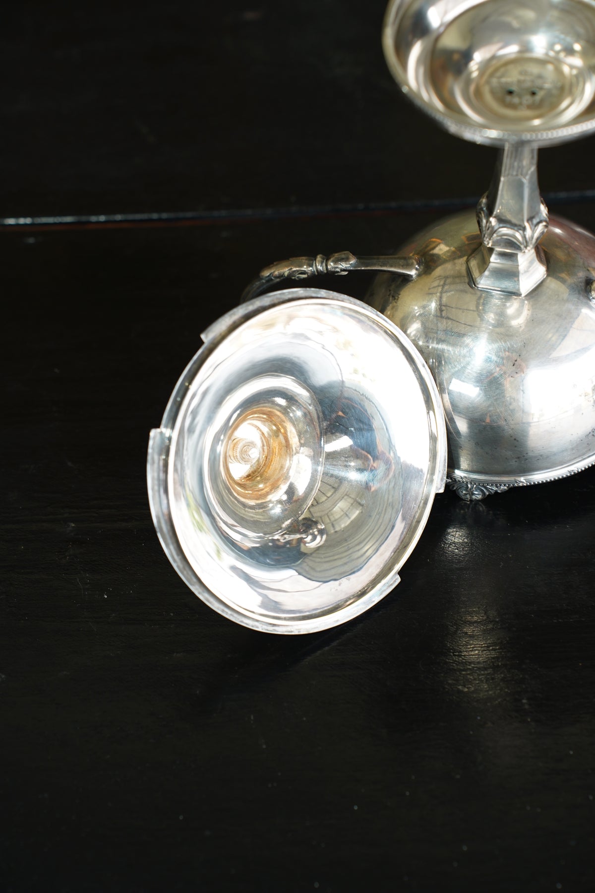 Vintage Adam Style Silver Plate Yacht Club Trophy Cup