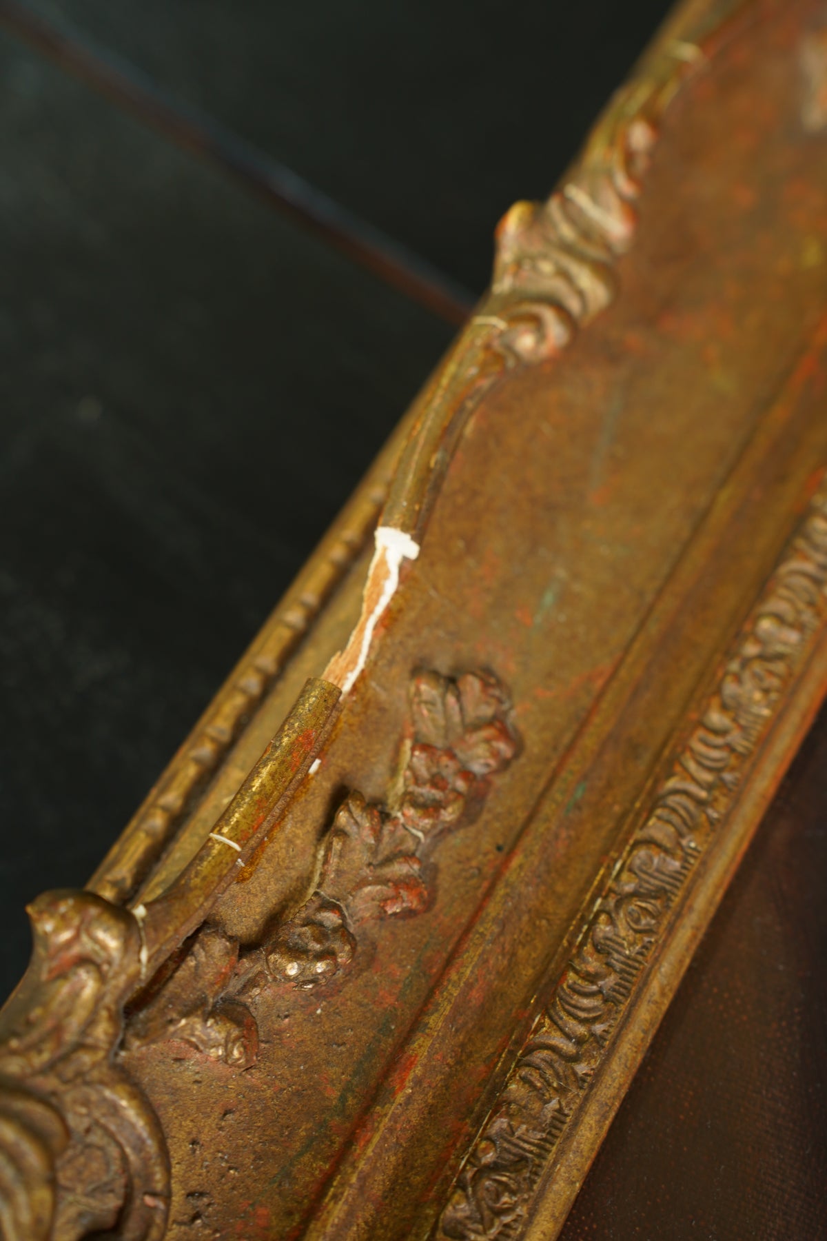 Antique Horse Head Oil Painting in Gilt Frame, Circa 1910