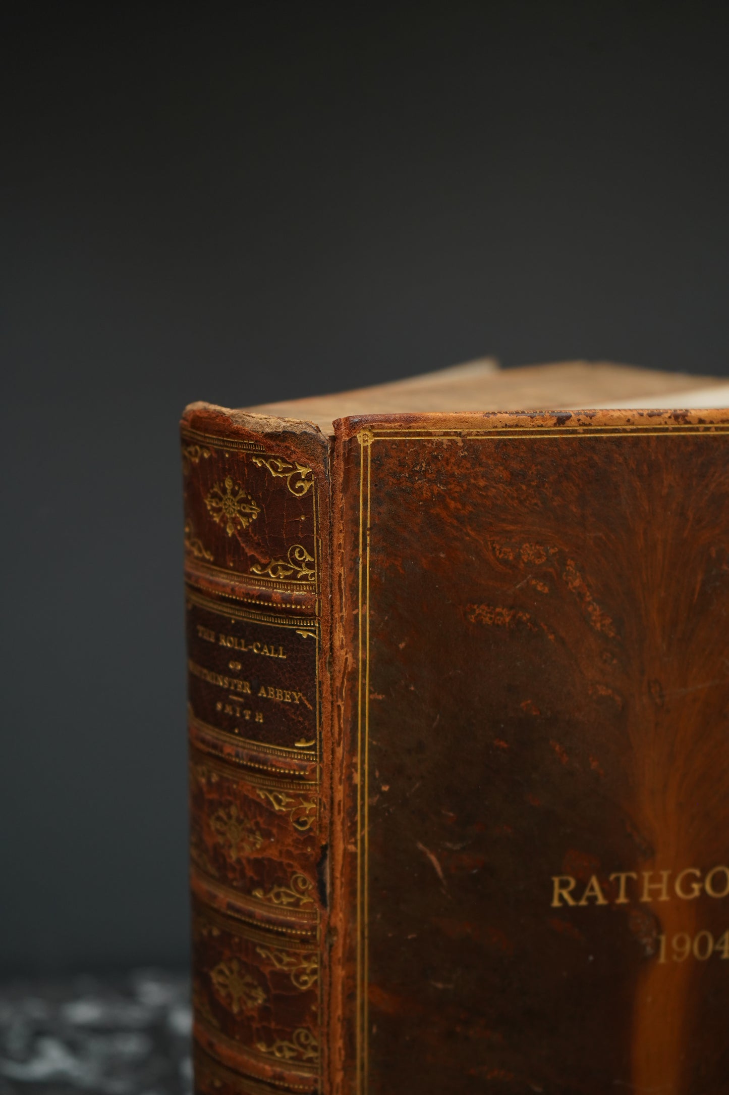 1903 The Roll-Call of Westminster Abbey Tree Calf Binding