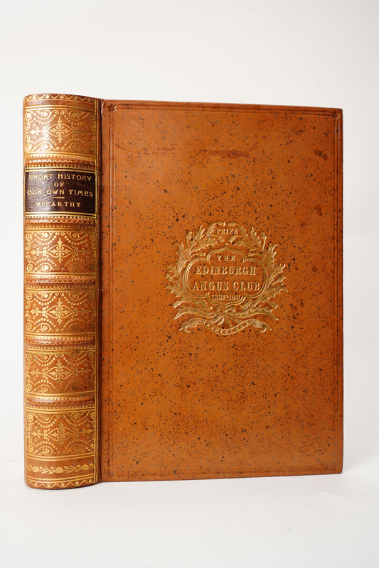 1907 McCarthy Short History of Our Own Times Full Leather History
