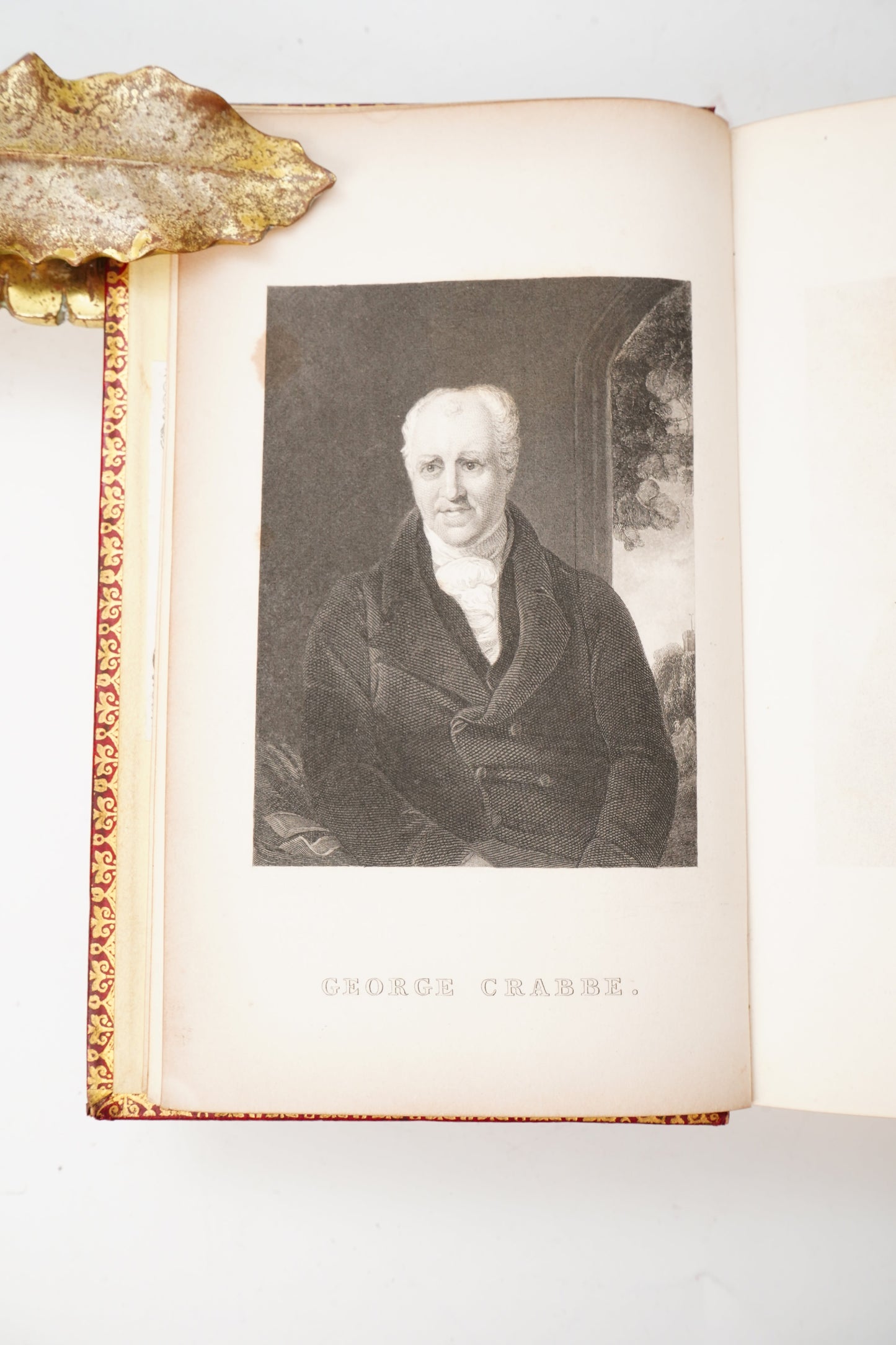 1858 George Crabbe Poetical Works Prize Binding