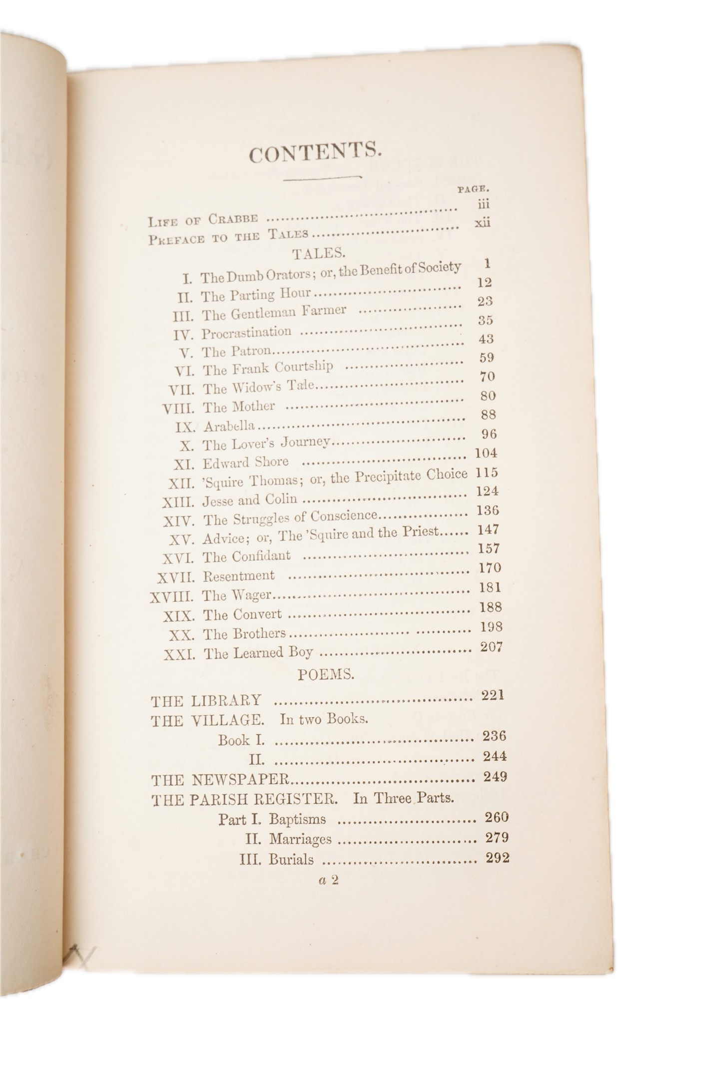 1858 George Crabbe Poetical Works Prize Binding