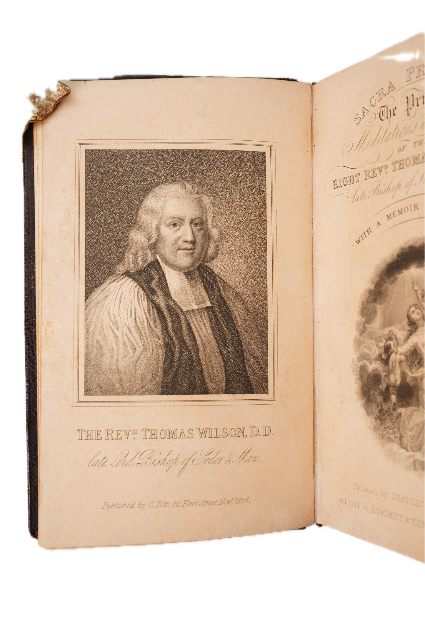 1826 Sacra Privata Thomas Wilson Miniature Leather Prayer Book