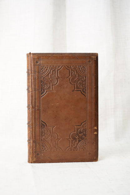 Antique Young's Night Thoughts Full Leather Eton Gift 1863