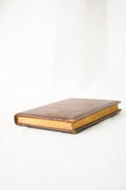 1852 Theodore Beza Novum Testamentum Gauffered Edge Book