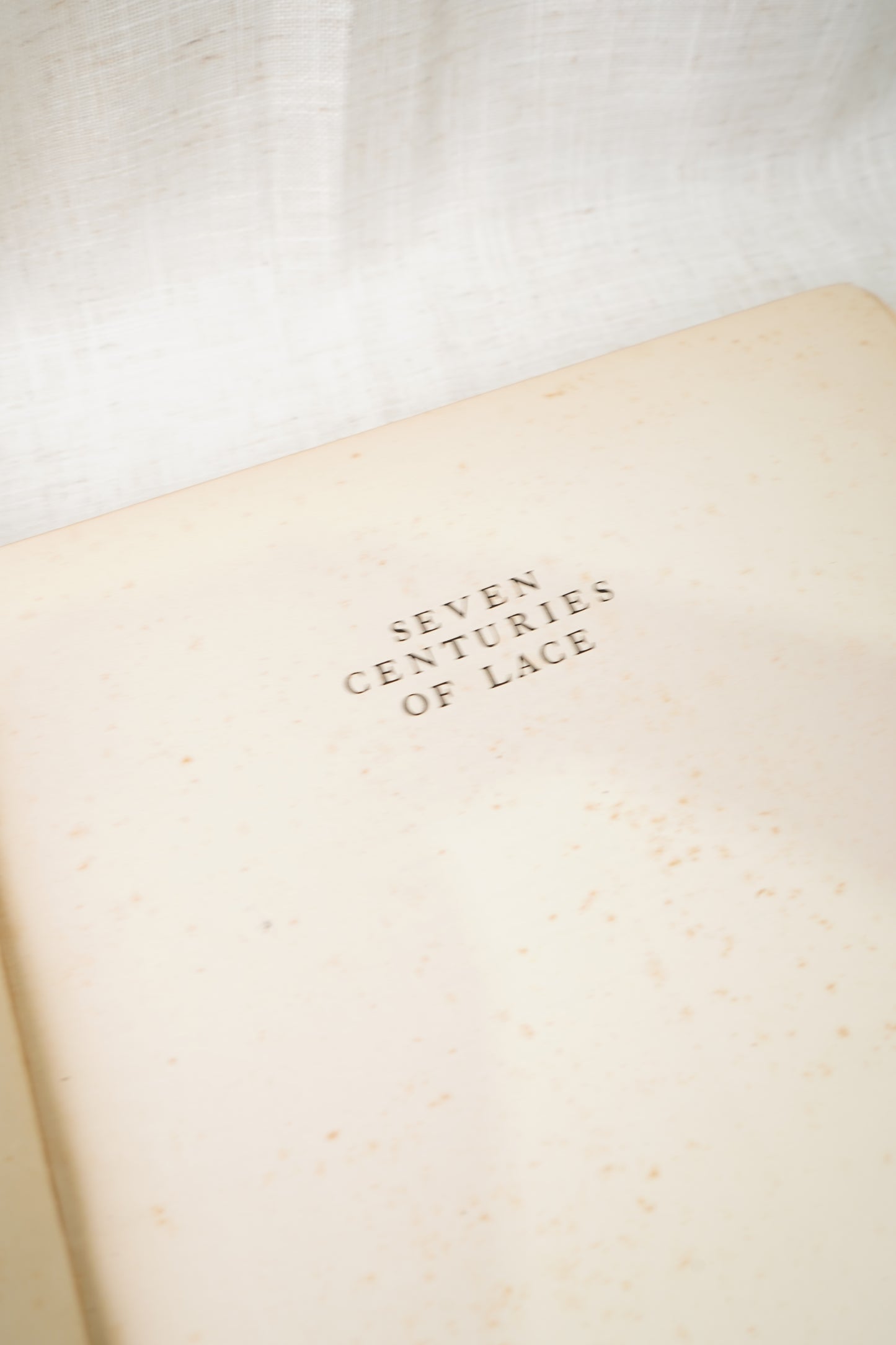 Antique Lace History Book, Seven Centuries of Lace, 1908