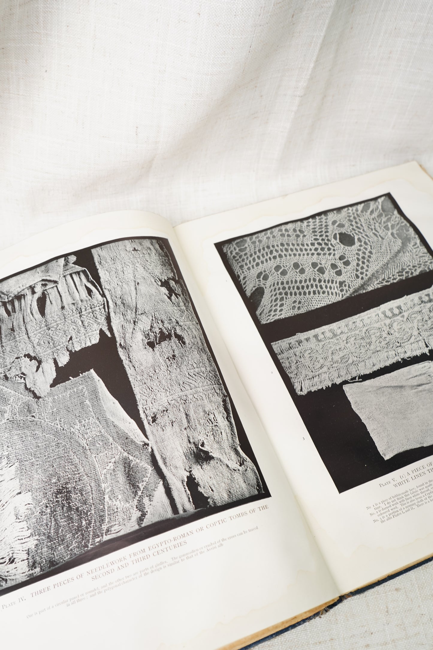 Antique Lace History Book, Seven Centuries of Lace, 1908
