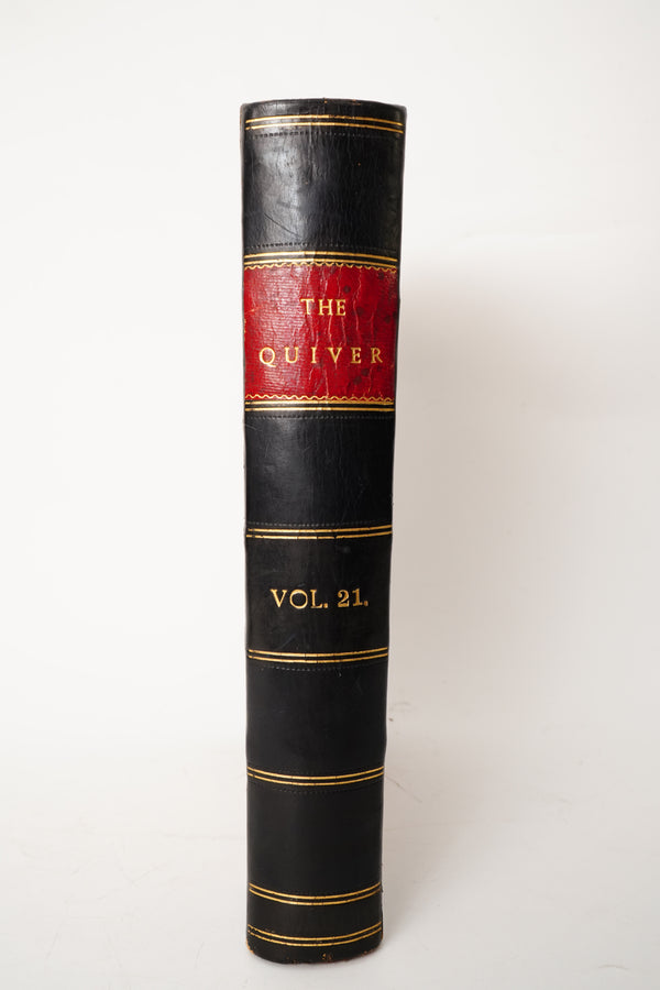 1886 The Quiver Vol 21 Half Leather Victorian Illustrated secondary view
