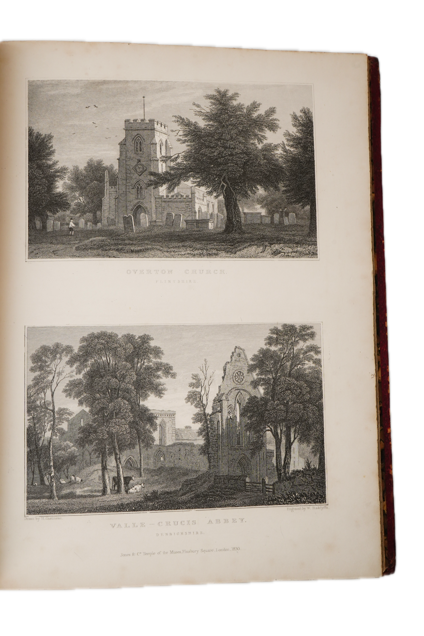 1830 Wales Illustrated Gastineau Full Leather