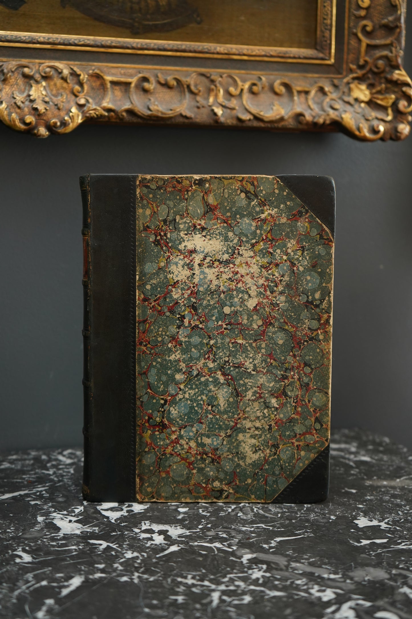 Charles Dickens Oliver Twist & Martin Chuzzlewit Victorian Leather Book