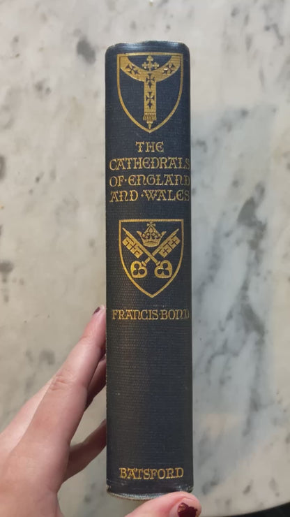 "The Cathedrals of England and Wales" Blue Cloth Book