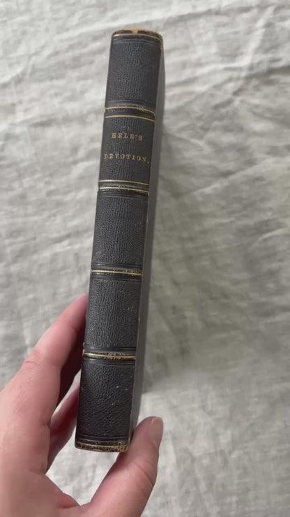 Antique Richard Hele Select Offices of Private Devotion 1833 Full Morocco