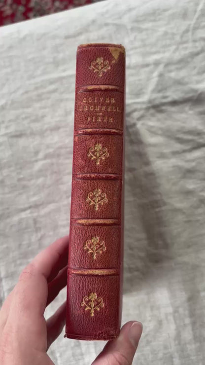 Oliver Cromwell by Charles Firth, Winchester College Prize Binding, 1905