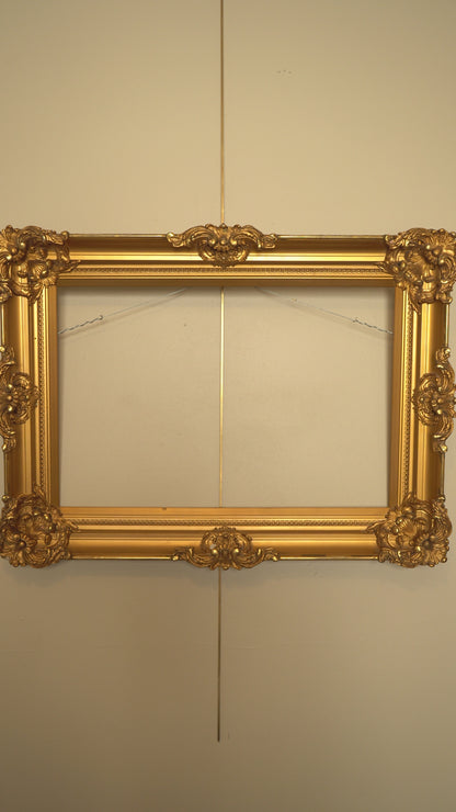 Antique Gilt Picture Frame, Rococo Revival, Circa 1900
