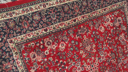 Vintage Persian Kashan-style Area Rug