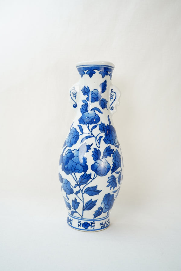 Blue and White Delft Style Wall Pocket Vase secondary view