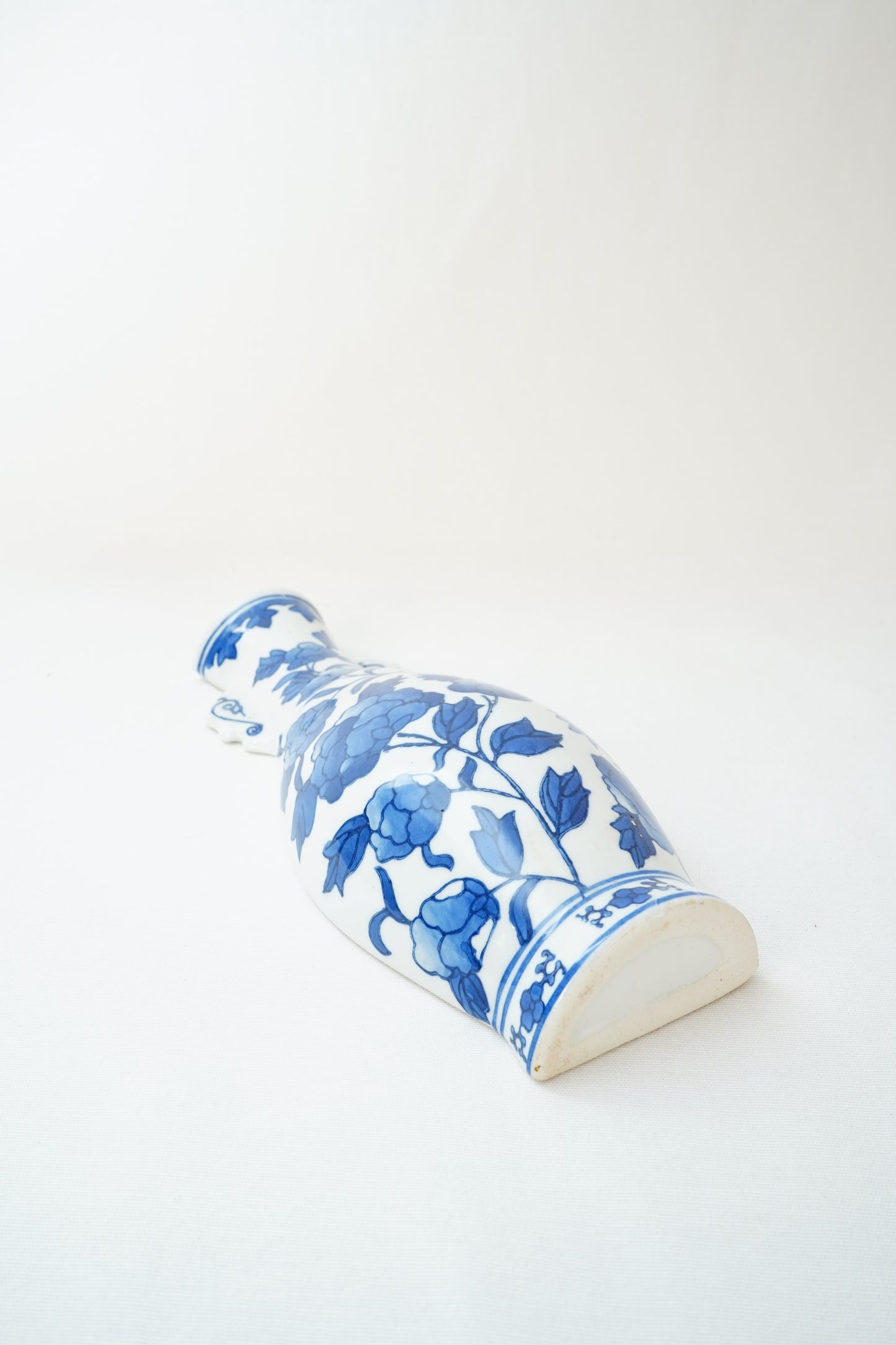 Blue and White Delft Style Wall Pocket Vase