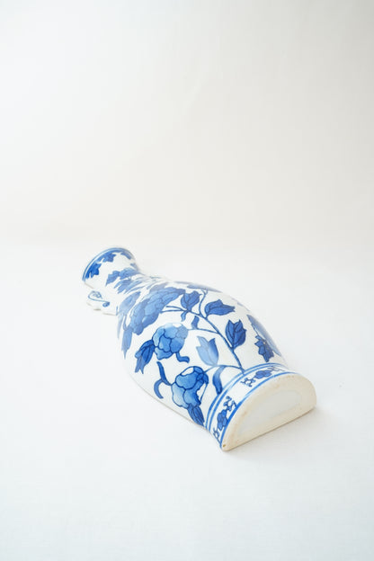 Blue and White Delft Style Wall Pocket Vase